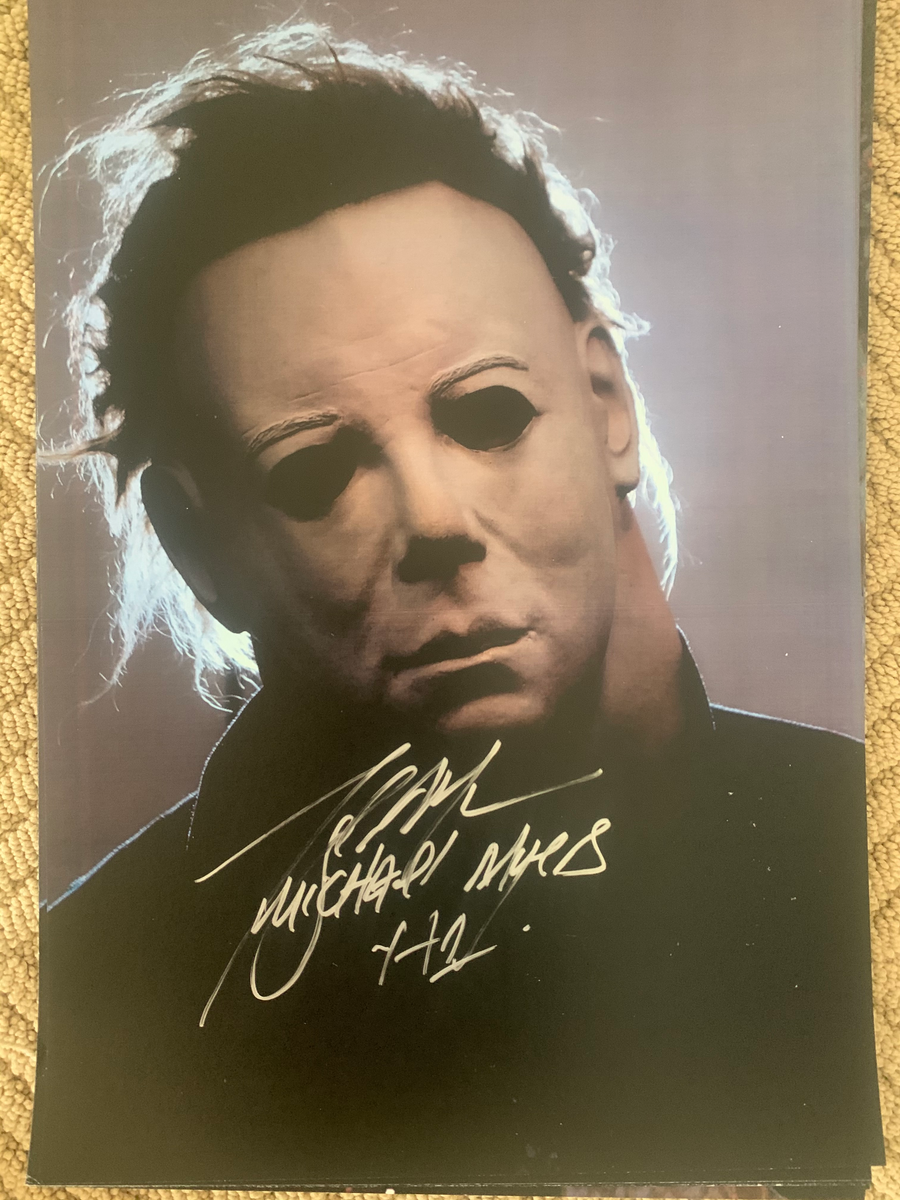 Halloween Tony Moran signed 11x17 poster JSA COA DOTD Dist.