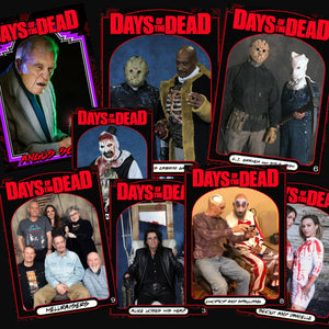 Days Of The Dead Series 1 trading card set with sticker