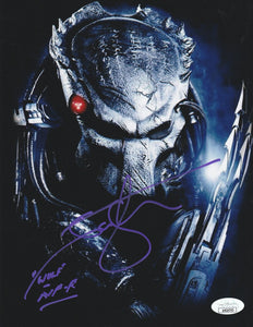 Predator Ian Whyte signed 8x10 photo Alien. Comes with JSA sticker