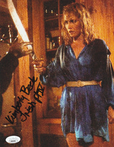 Kimberly Beck signed Friday The 13th 8x10 Jason Voorhees JSA