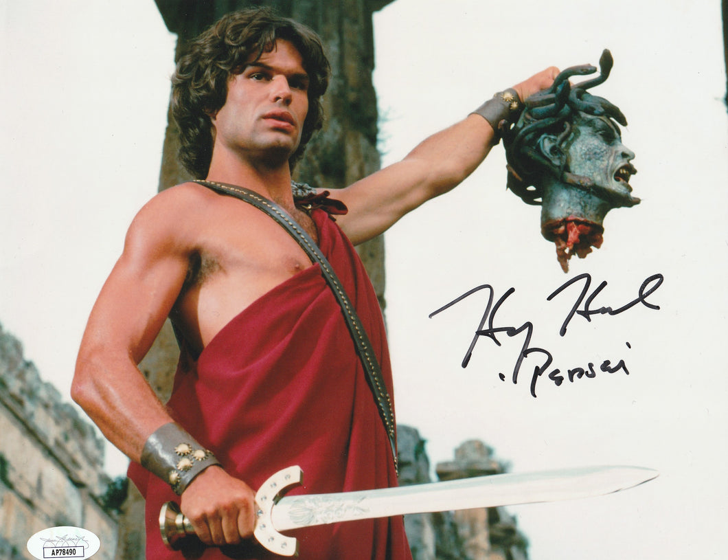 Harry Hamlin signed Clash Of The Titans 8x10 photo JSA