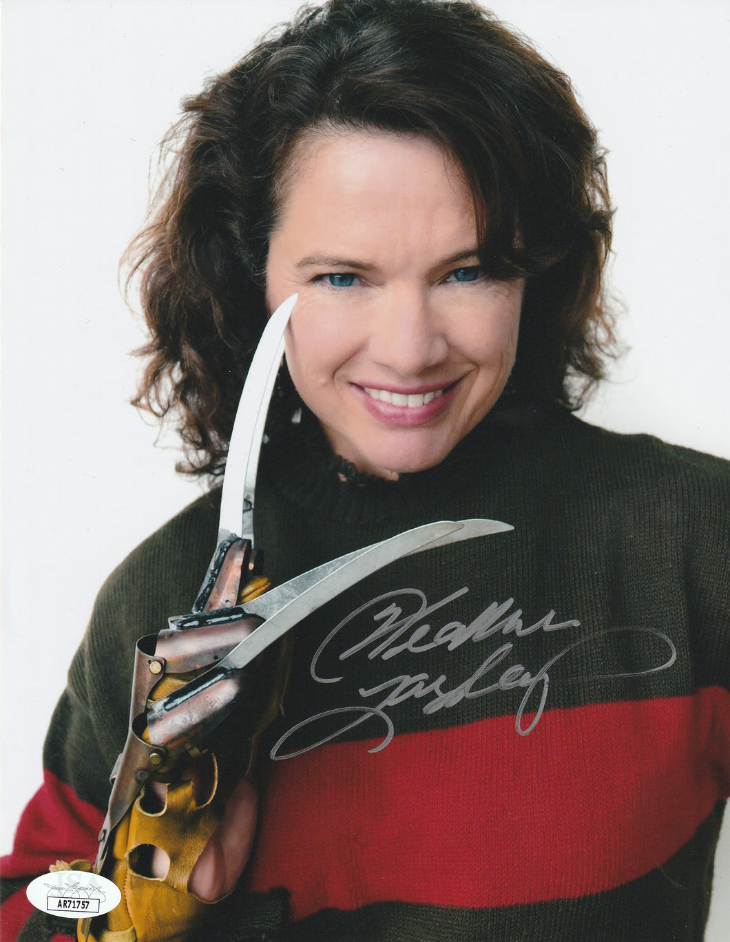 Heather Langenkamp Nightmare On Elm Street signed 8x10 photo JSA