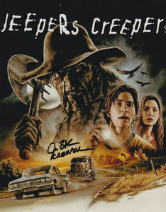 Jeepers Creepers Jonathon Breck signed The Creeper 8x10 photo METALLIC PAPER