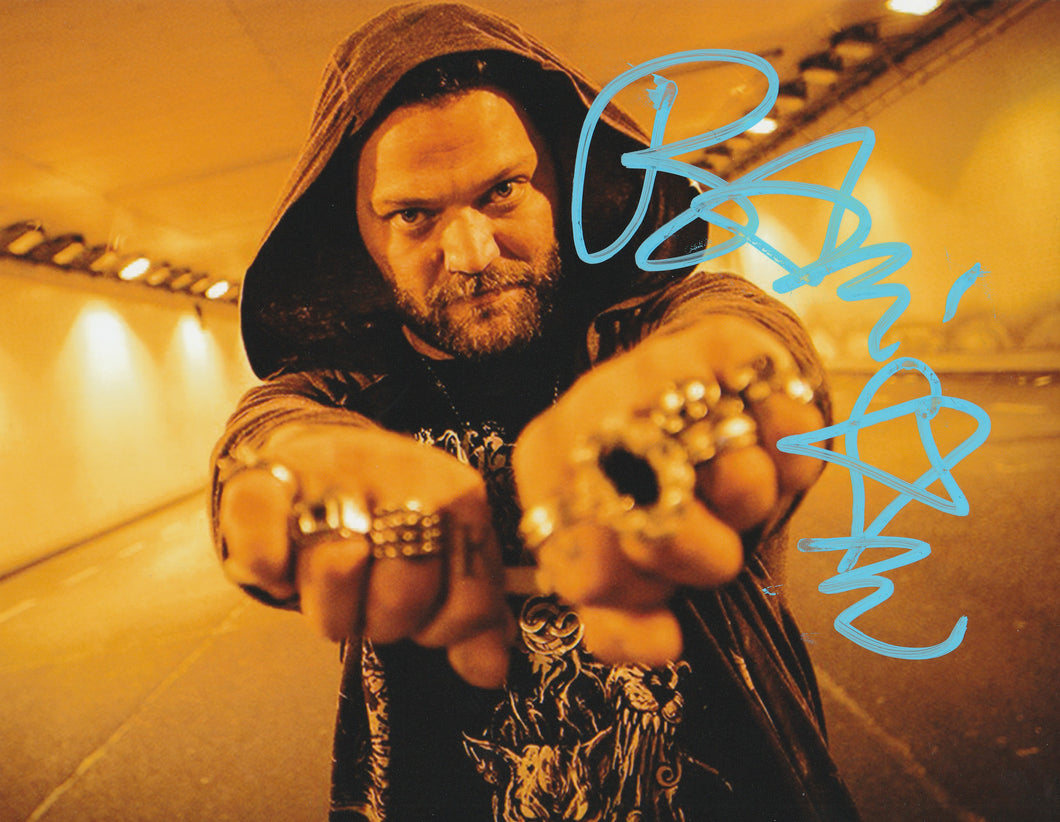 Bam Margera signed Jackass 8x10