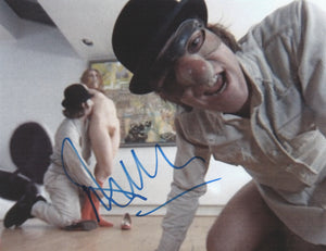 Malcolm McDowell signed Clockwork Orange 8x10 photo