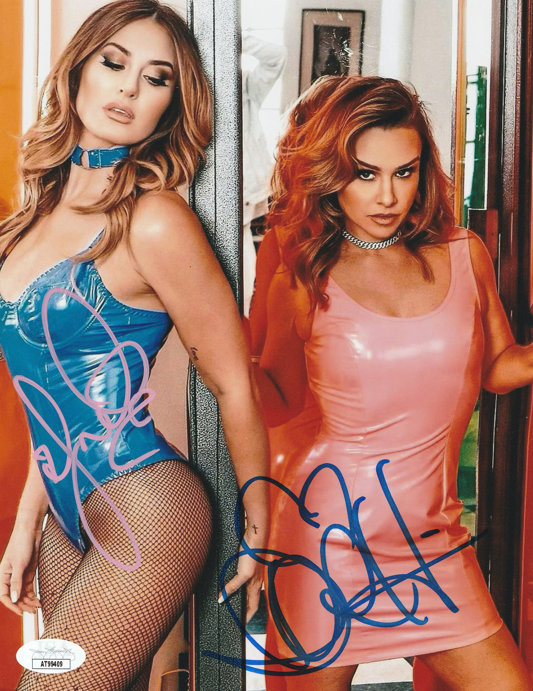 Danielle Harris Scout Taylor Compton signed 8x10 photo  JSA Halloween