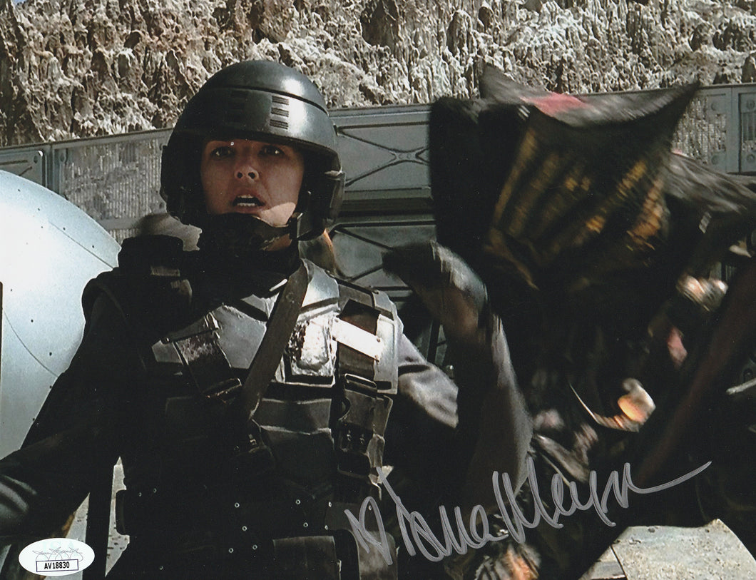 Dina Meyer signed Starship Trooper 8x10 JSA