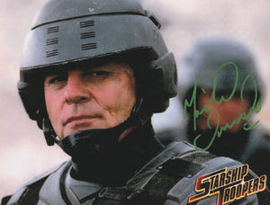 Michael Ironside Starship Troopers signed 8x10 photo JSA