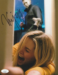 Halloween Virginia Gardner signed 8x10 JSA