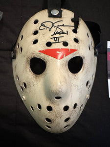 Friday The 13th Part 3 signed CJ GRAHAM Jason Voorhees hockey mask JSA