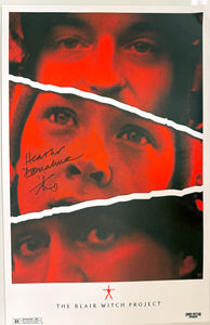 Heather Donahue signed Blair Witch Project signed 11x14 poster