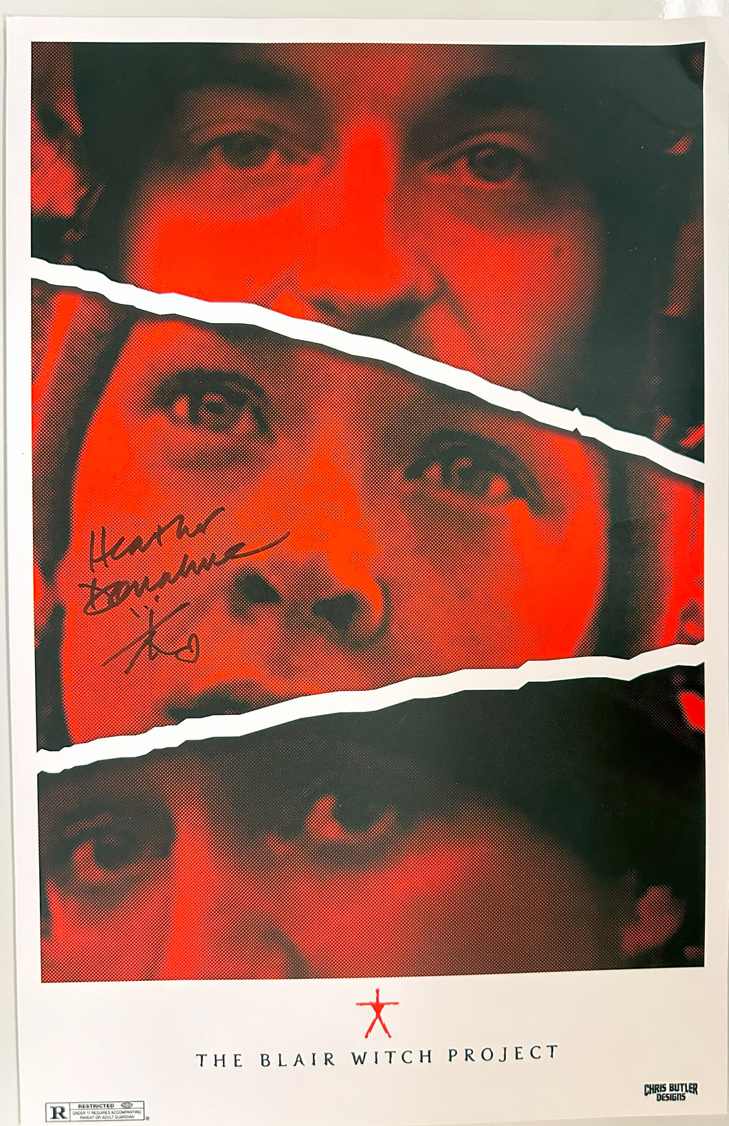 Heather Donahue signed Blair Witch Project signed 11x14 poster