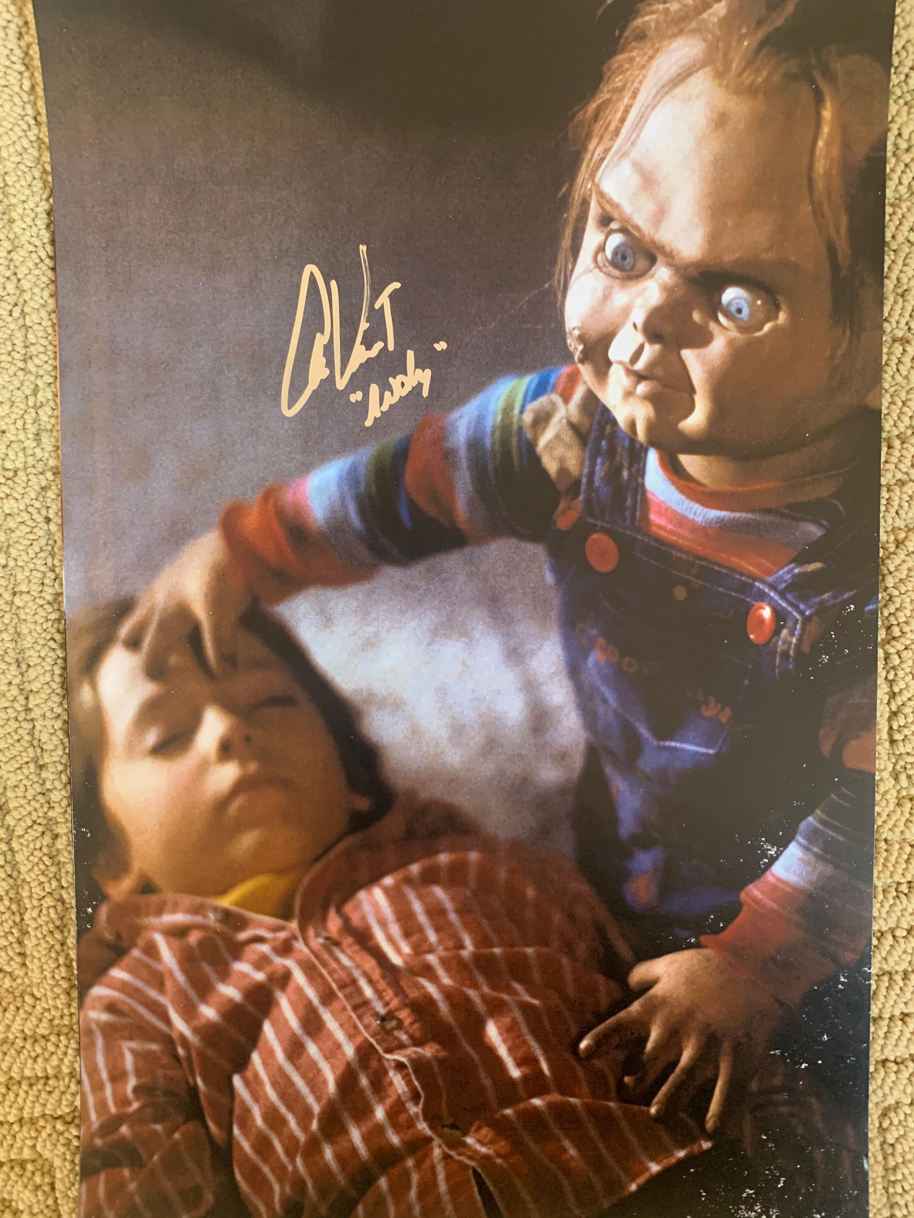 Child's store Play: 11x17 Signed Movie Poster By: Alex Vincent