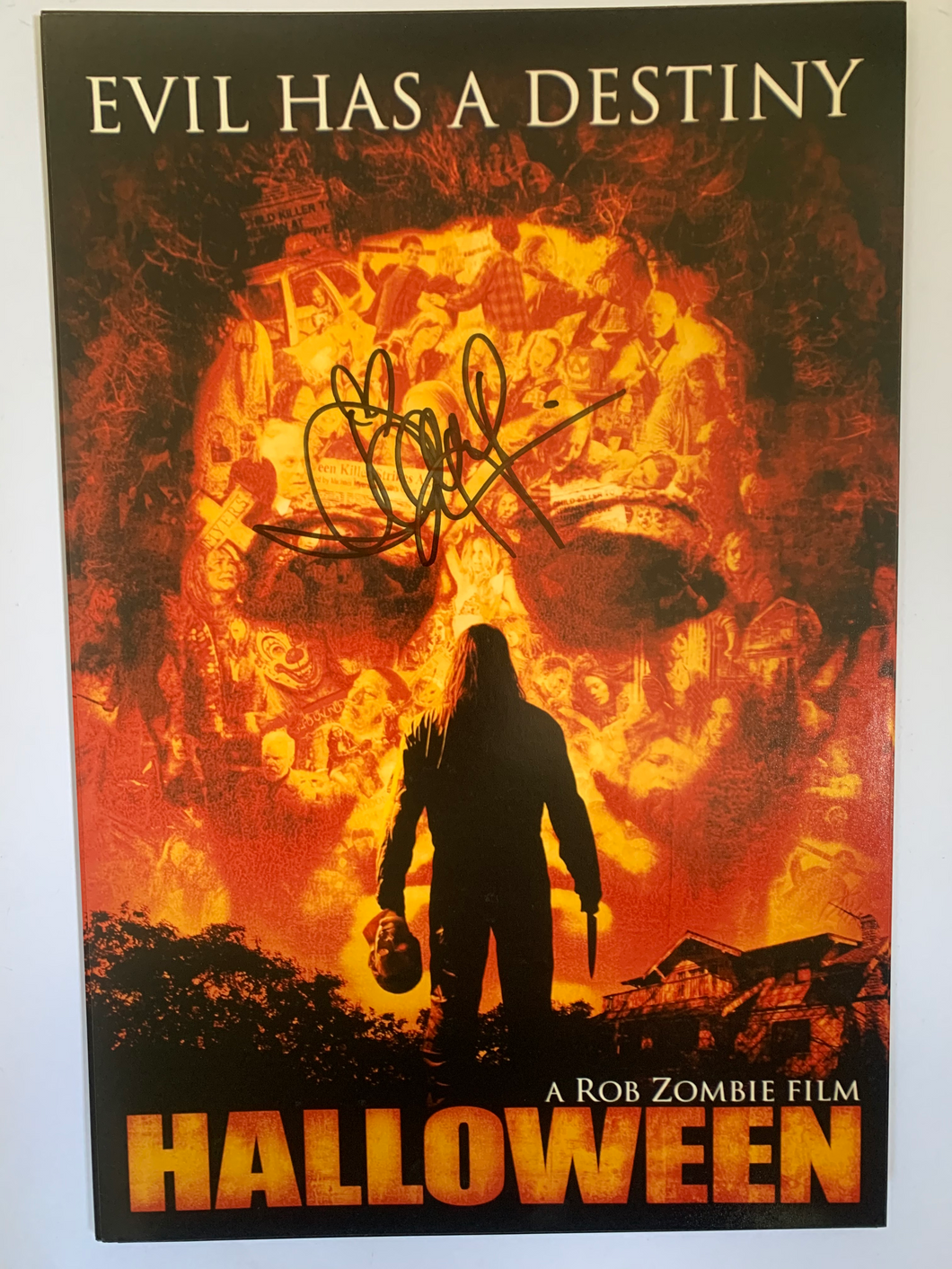 Danielle Harris signed 11x17 Rob Zombies Halloween poster