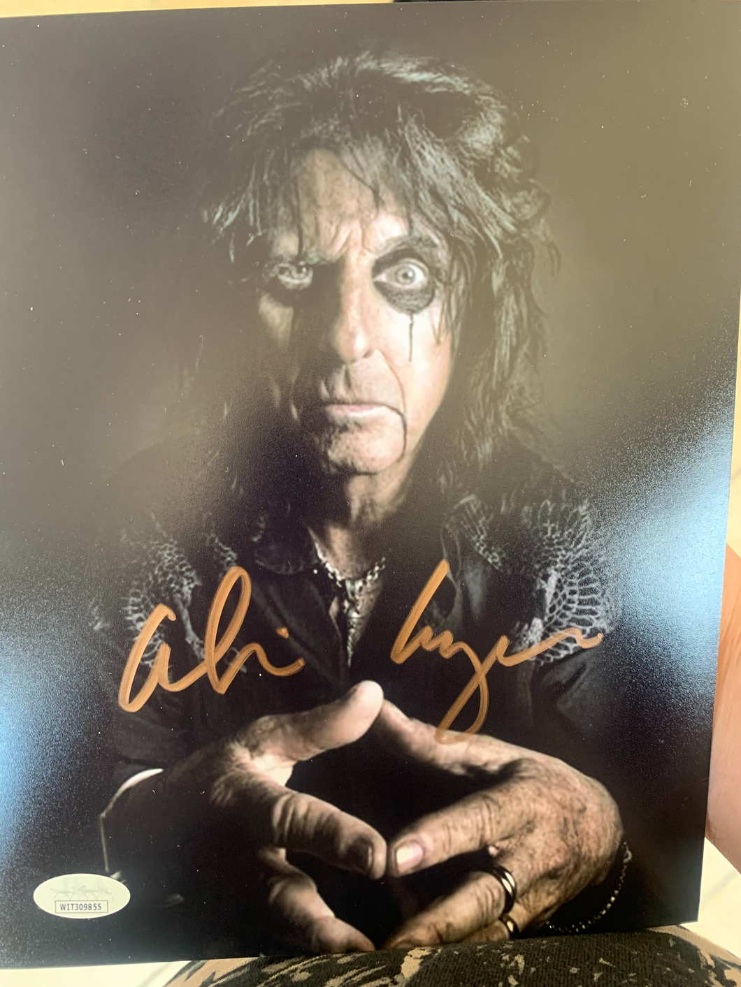 Alice Cooper signed 8x10 photo JSA COA