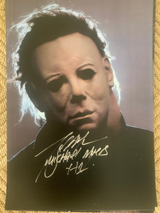 Halloween Tony Moran signed 11x17 poster JSA COA