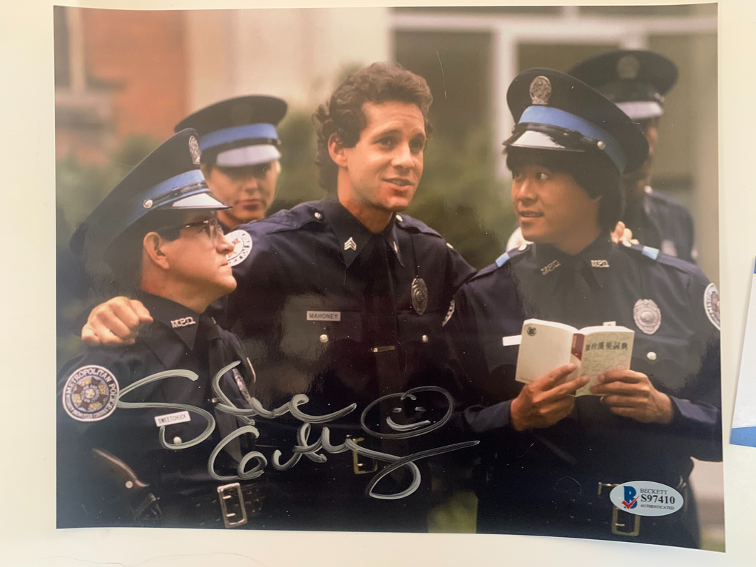 Steve Guttenberg Hand Signed 8x10 Photo Beckett COA Police Academy