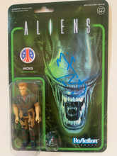 Load image into Gallery viewer, Aliens Michael Biehn signed Hicks Re Action figure
