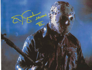 Friday The 13th CJ Graham signed Jason Voorhees 8x10