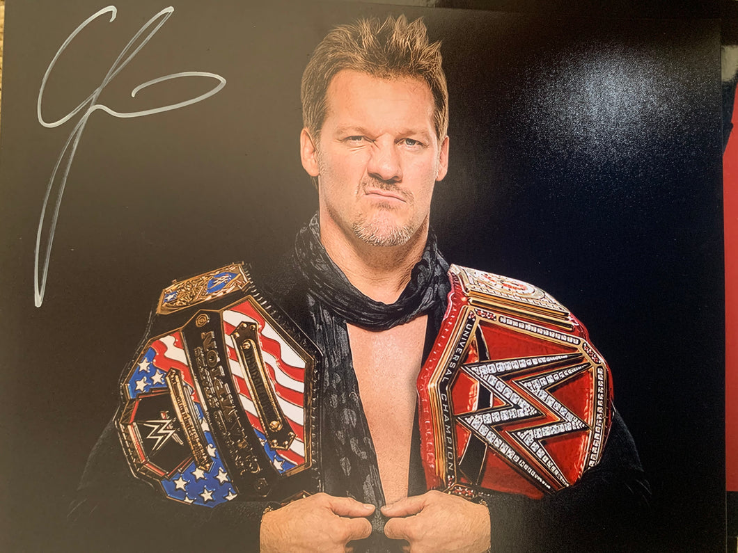 Chris Jericho signed WWE 8x10 photo Y2J