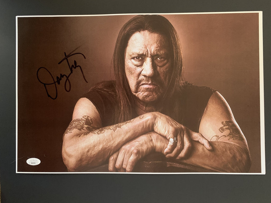 Danny Trejo signed Machete 11x17 photo with  JSA COA