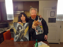 Load image into Gallery viewer, Vinnie Vincent signed 16x20 canvas painting Kiss

