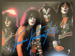 Kiss Vinnie Vincent signed 8x10 photo