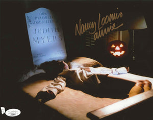 Halloween Nancy Loomis signed 8x10 with JSA