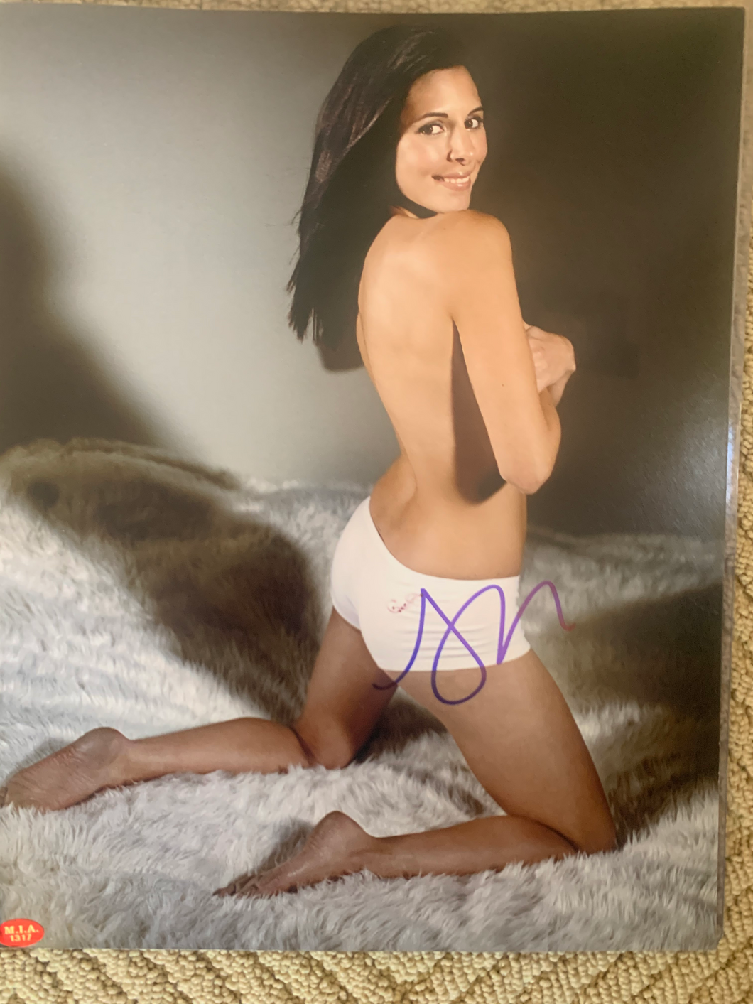 Jamie Lynn Sigler signed 11x17 poster with COA