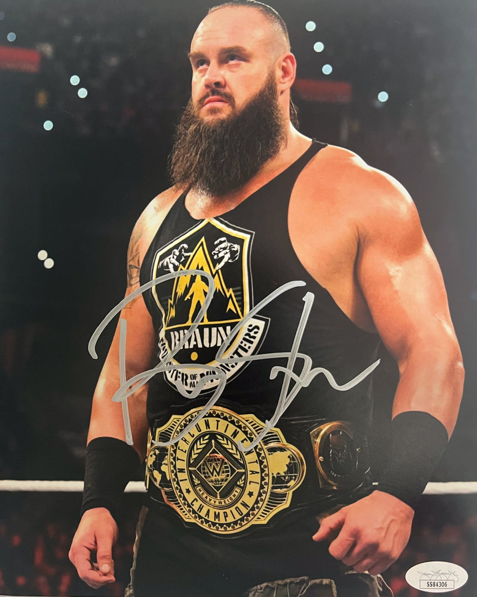 Braun Strowman signed WWE 8x10 Adam Scherr Comes with JSA sticker ...