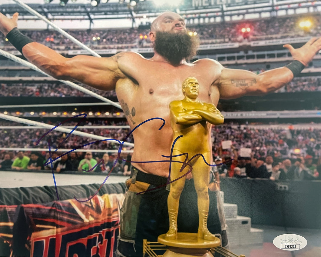 Braun Strowman signed WWE 8x10 Adam Scherr