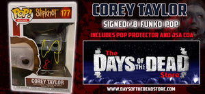 Corey Taylor signed #8 Slipknot Funko Pop