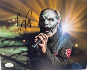 Corey Taylor signed Slipknot 8x10 photo JSA COA