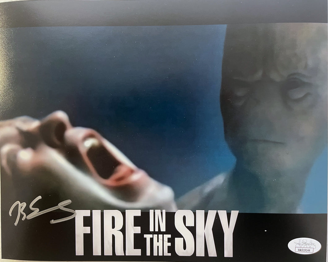 D. B. Sweeney signed FIRE IN THE SKY 8x10