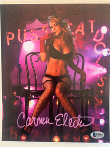 Carmen Electra Autograph 8x10 Photo Baywatch Beckett COA