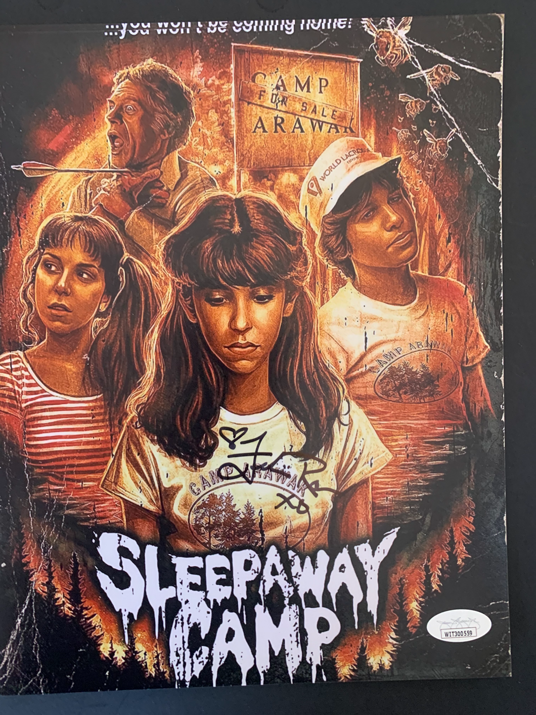 Sleepaway Camp Felissa Rose signed 8x10 JSA COA