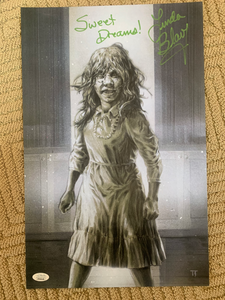 Exorcist Linda Blair signed 11x17 poster with JSA COA