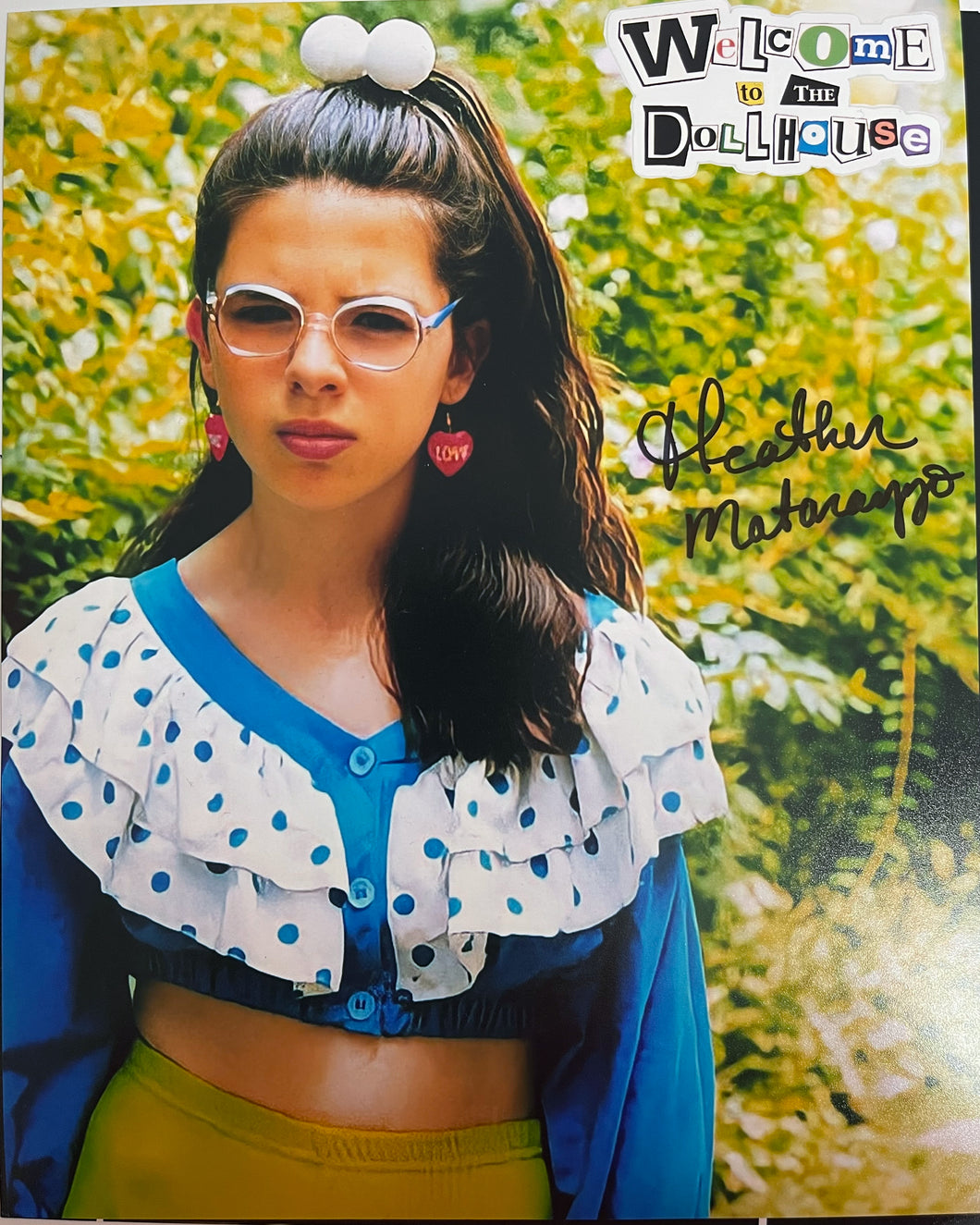 Heather Matarazzo signed Welcome To The Dollhouse 8x10