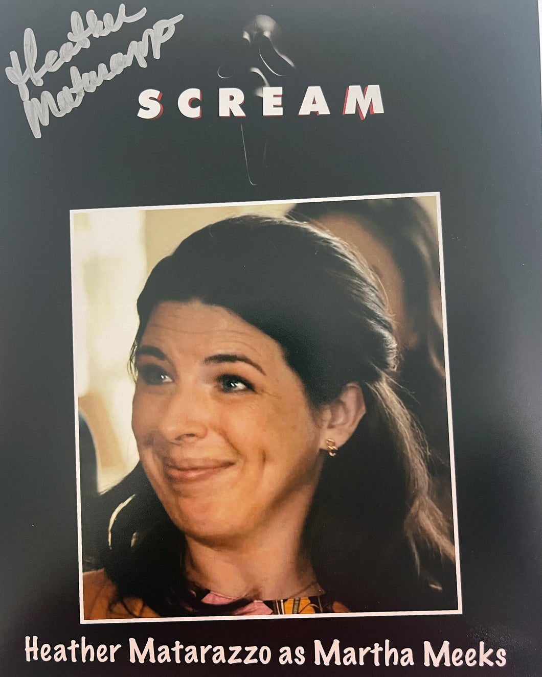 Heather Matarazzo signed Scream 8x10
