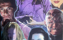 Load image into Gallery viewer, Hellraiser cast  signed 11x24 Doug Bradley signed by 9
