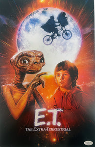 Henry Thomas signed E.T. the Extra-Terrestrial 11x17 with JSA sticker