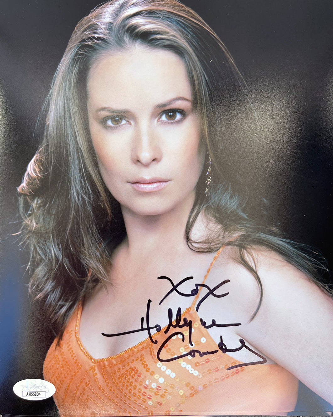 Holly Marie Combs signed 8x10 photo JSA Charmed