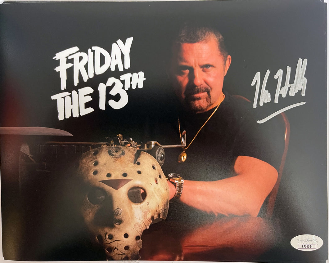 Friday The 13th KANE HODDER signed JASON VOORHEES 8X10