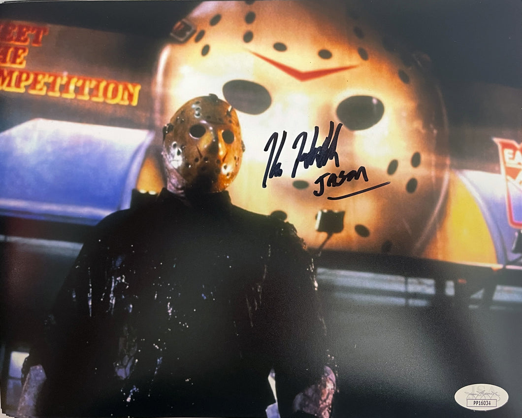 Friday The 13th KANE HODDER signed JASON VOORHEES 8X10