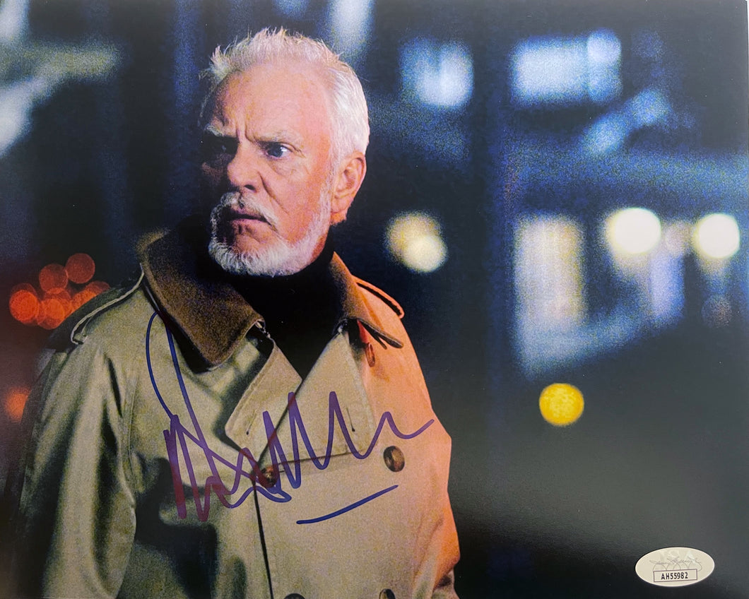 Halloween Malcolm McDowell signed 8x10 with JSA sticker