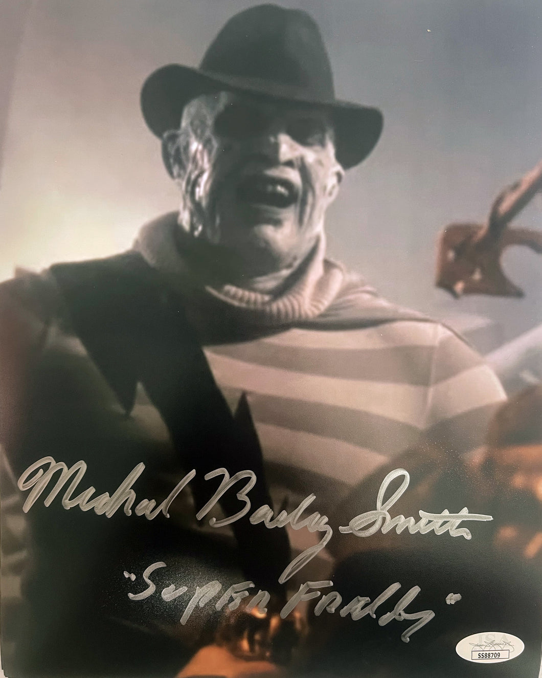 Michael Bailey Smith signed Nightmare On Elm Street 8x10 with JSA sticker