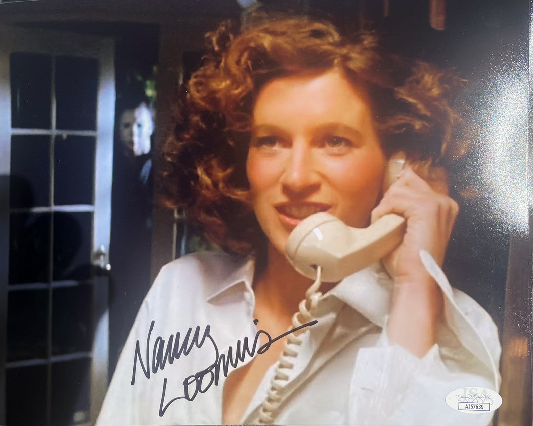 Halloween Nancy Loomis signed 8x10 Comes with JSA sticker