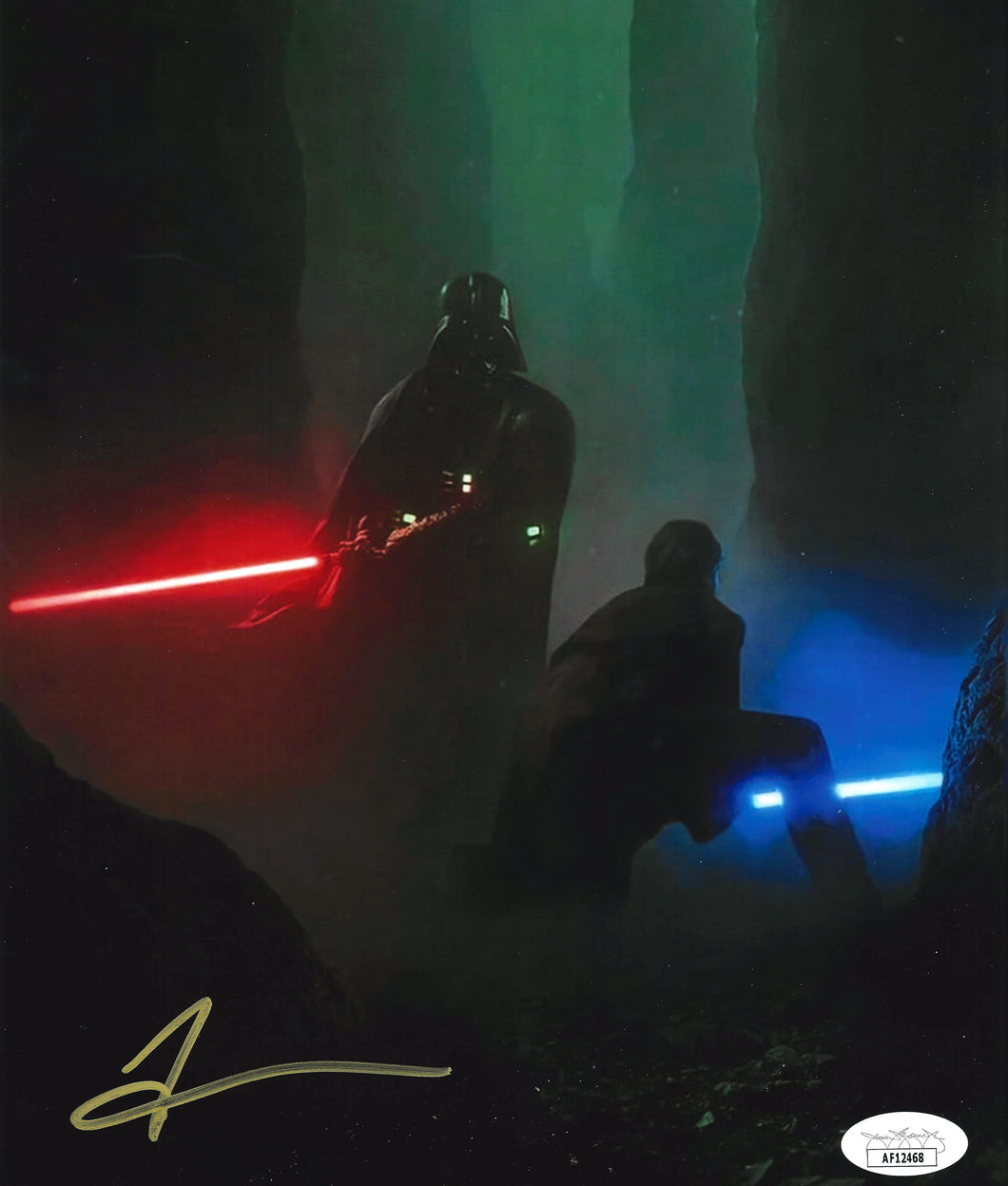 Star Wars Tom O'Connell signed Darth Vader 8x10 Obi Wan Kenobi